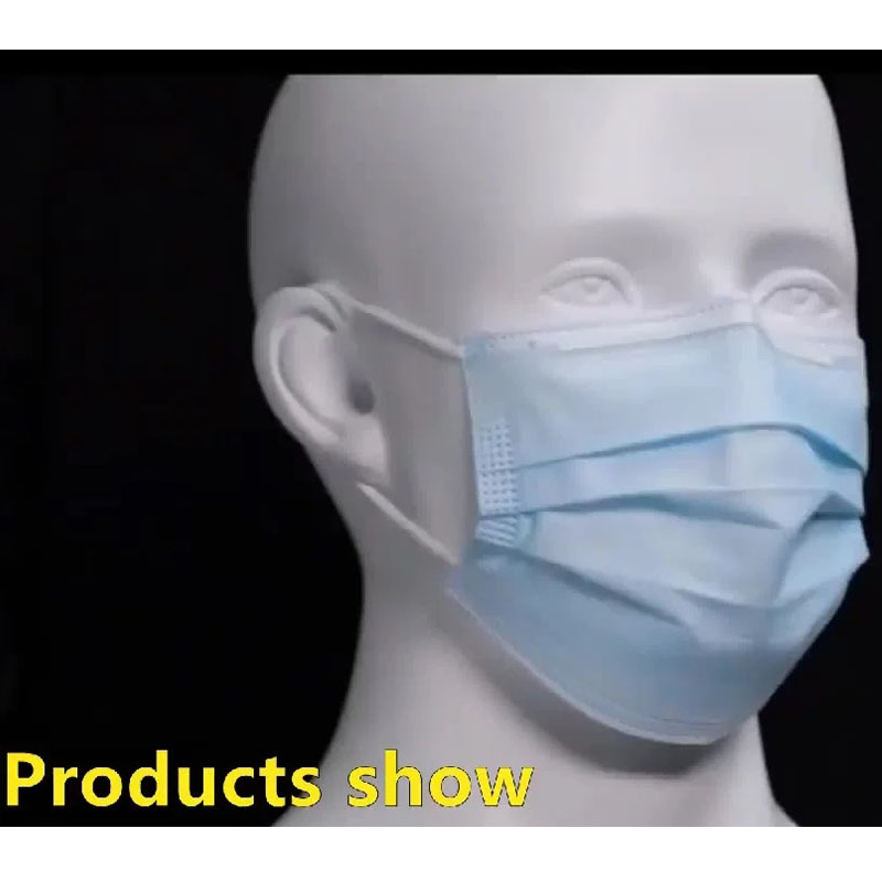 Čínská jednorázová 3 PLY EŘSOOP Lékařské chirurgické třídy čelní masky